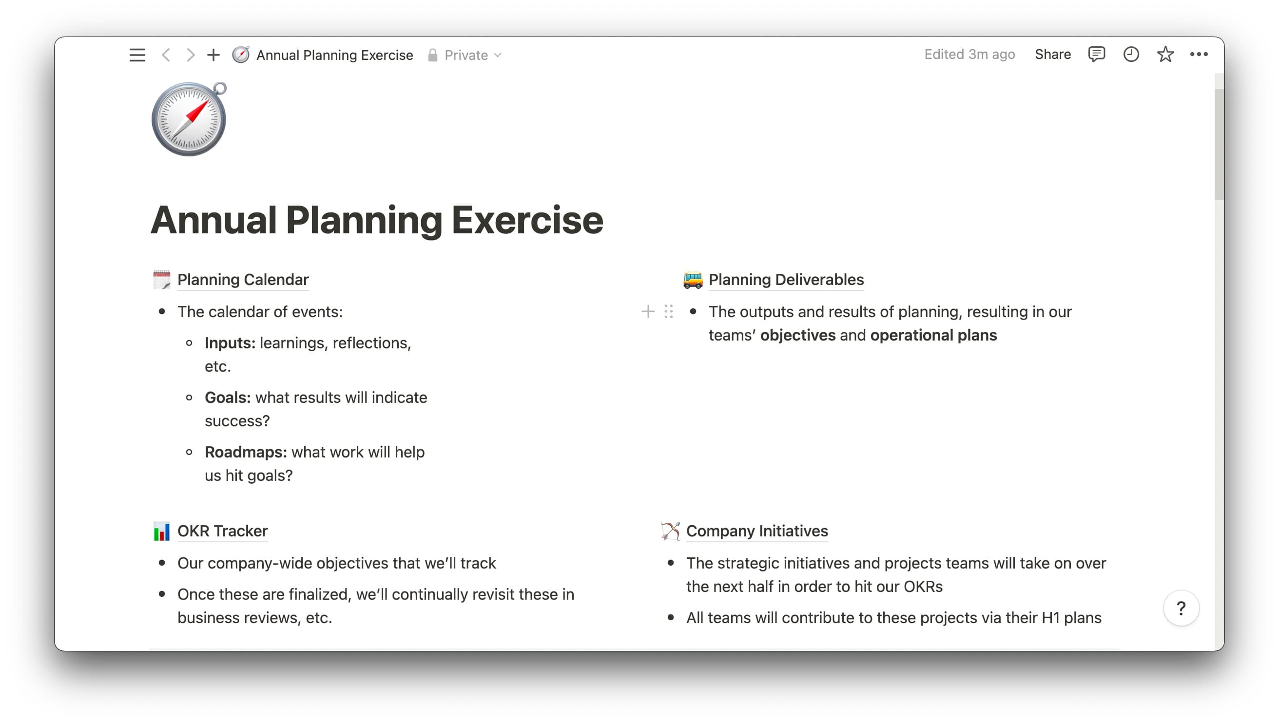 Project plan template